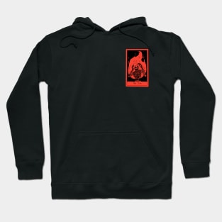 skeleton on fire Hoodie